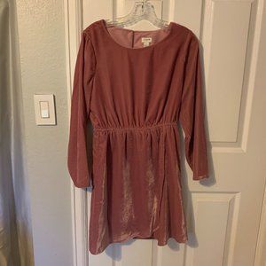 J. Crew Velvet Dress
